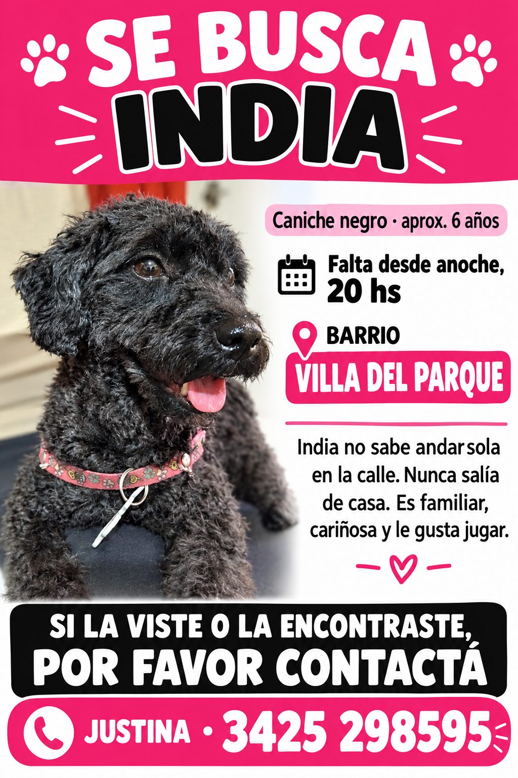 Se busca: India, Negro